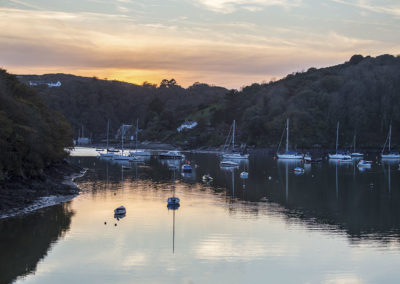 Yealm estuary sunset