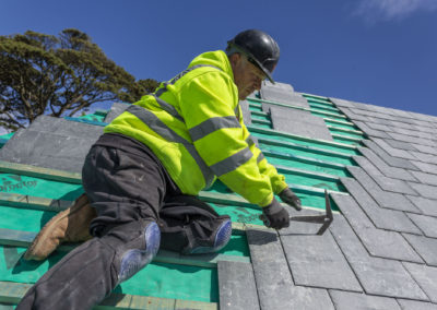 Topping out ceremony - roofing