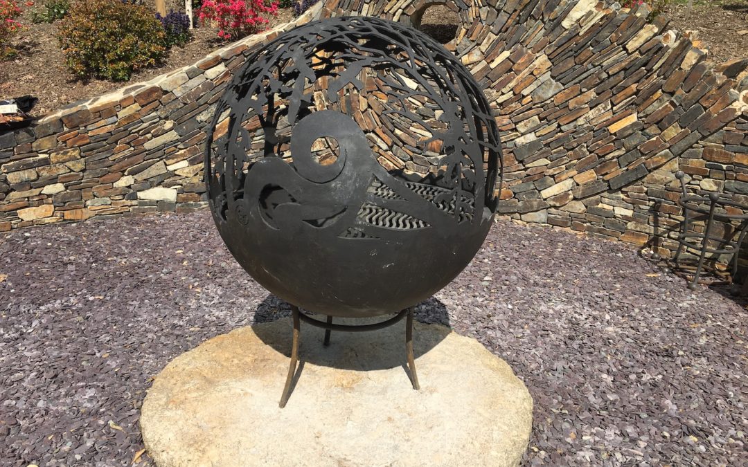 Handmade fire pit celebrated at The Yealm
